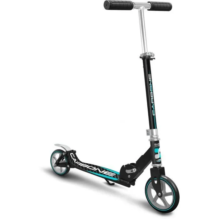 Trottinette pliable ajustable double suspensions 145mm - SKIDS CONTROL CARBONE - JK525145-0