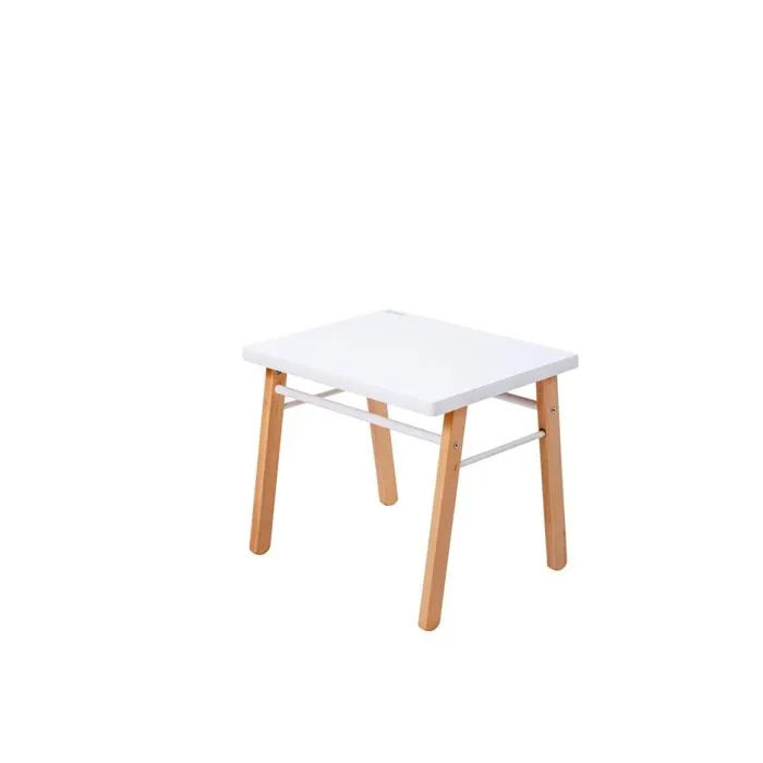 Combelle - Bureau enfant bicolore blanc - 50x43x40 cm-0