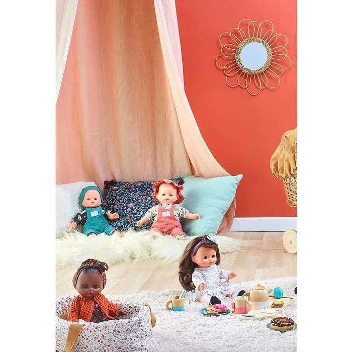 Poupon Petit-Câlin souple 36 cm - PETITCOLLIN - Mariette - Rose - Mixte - 24 mois - Enfant-3