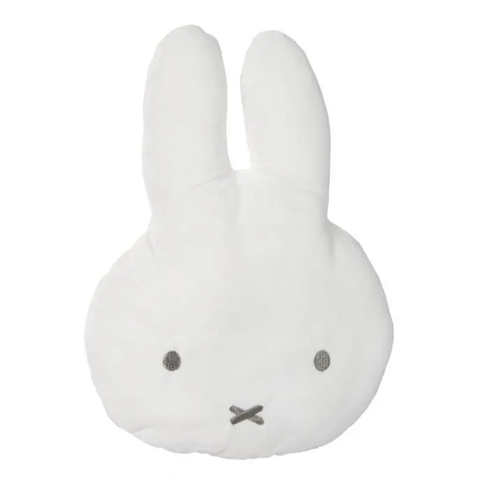 Coussin Rond Lapin Miffy pour Enfant - ROBA - Blanc - Peluche Douce - Cadeau de Naissance-0