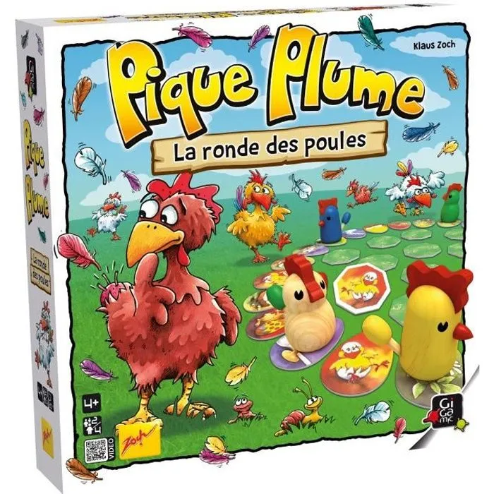 Gigamic - Pique plume - Jeu de société enfant-0