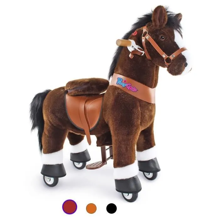 PonyCycle® - Kart à Pédale Extérieur Intérieur avec Frein - Jouet Poney Cheval à monter - Buggy à Pédale Garçon Fille Cadeau Noël-3