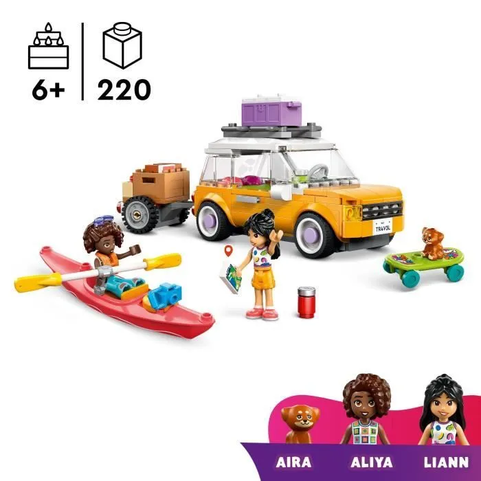 LEGO Friends 42659 Voyage en Voiture entre Amies - Jeu de Construction pour Fille 6 Ans-1