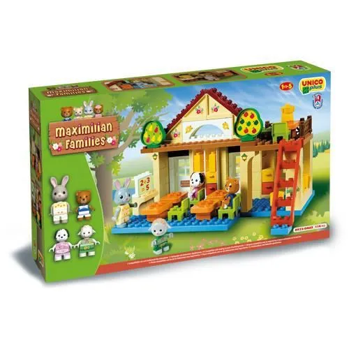 Androni 8932-0MAX Familles Maximiliennes. L'école dans les bois. Art des briques adaptables.-0