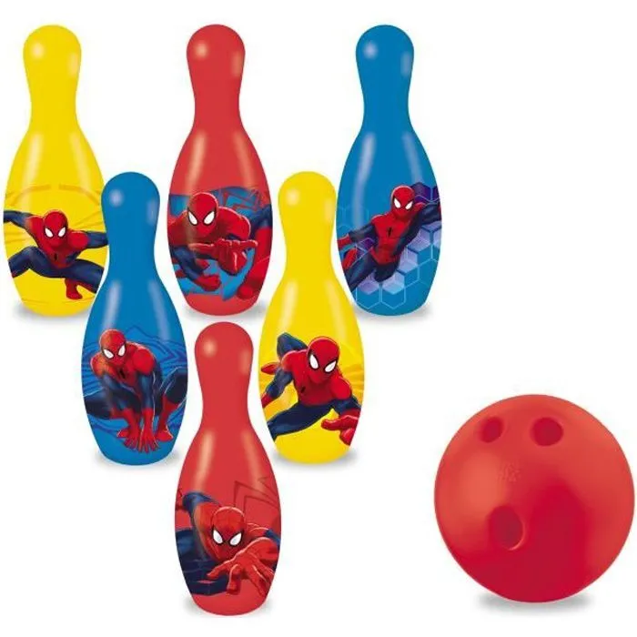 SPIDERMAN - Jeu de Quilles / Bowling - Enfant - Garçon - A partir de 3 ans-0