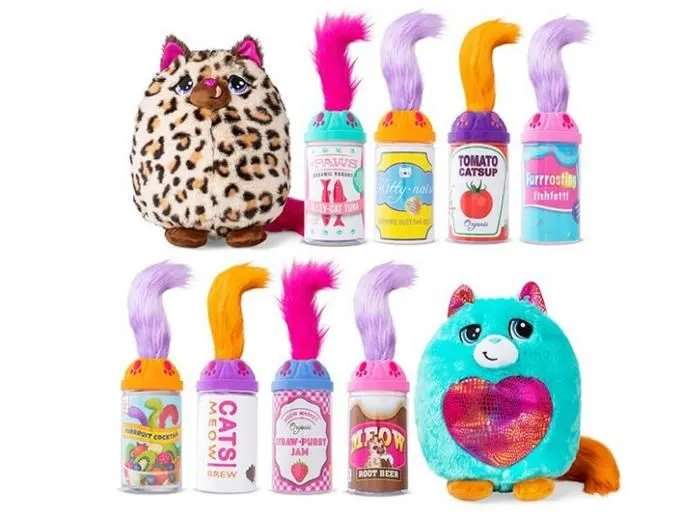 MISFITTENS - Peluche Chat Surprise 12 Modèles A Collectionner  Modèle Aléatoire-0
