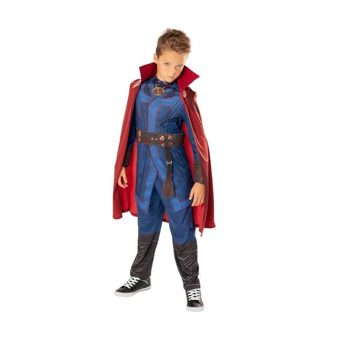 Déguisement luxe Docteur Strange enfant - Marque Docteur Strange - 7 à 8 ans - Noir - Polyester-0