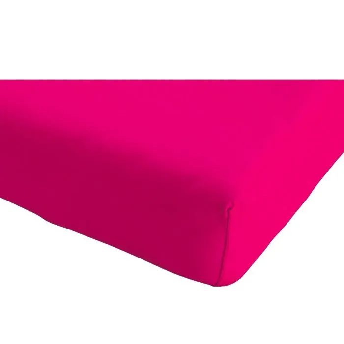 Drap Housse FUSHIA 60 x 120 cm "Lit STANDARD"-0
