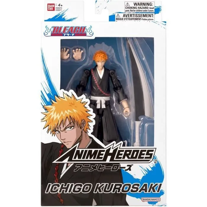 Figurine Anime Heroes 17 cm - Kurosaki Ichigo - Bleach - BANDAI-1