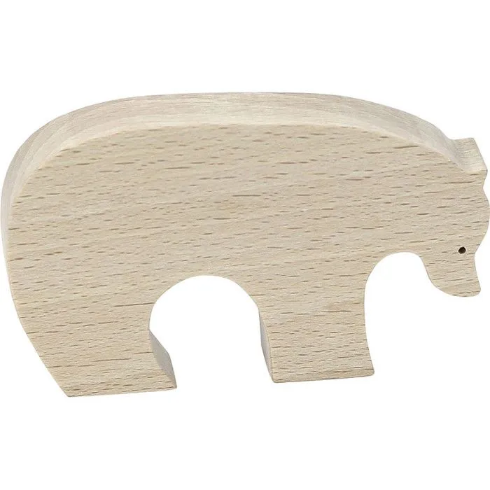 Jeux de société avec figurines - Ours Brun Pompon - 8,6 x 5 x 2 cm - Beige-2