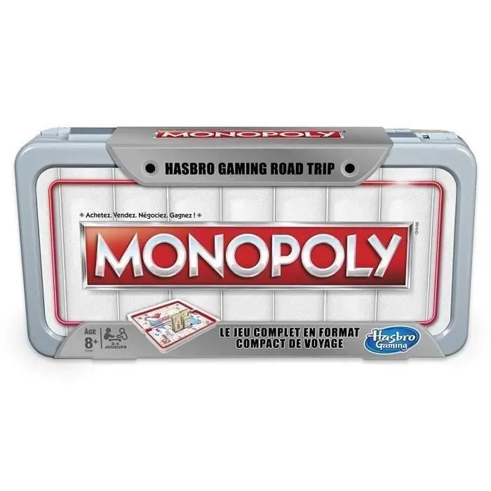MONOPOLY - Jeu de Societe Road Trip - Jeu de voyage-2