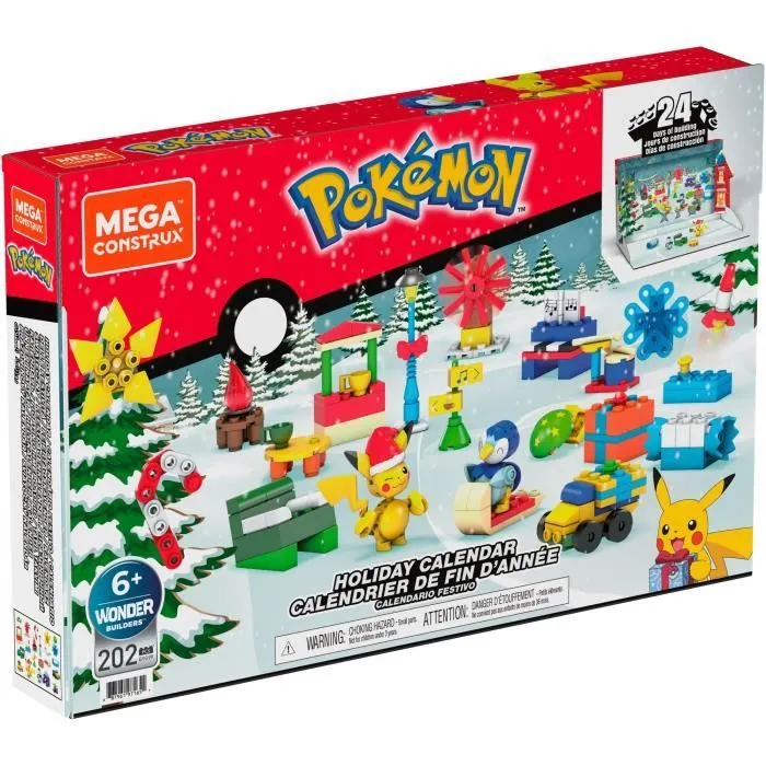 Mega Construx - Pokémon - Calendrier de l'Avent et jeu de construction GYG99-0