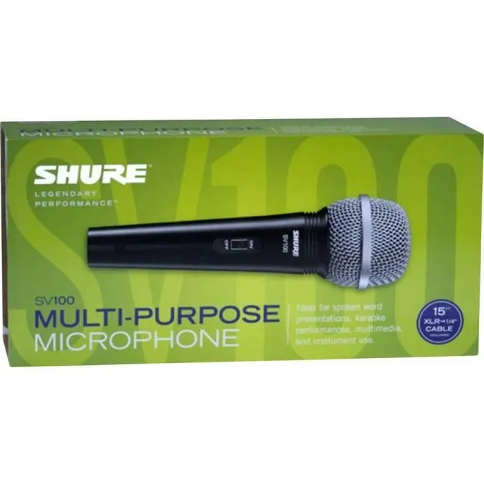 Shure SV100 Micro de chant Type de transmission (détails):filaire-1