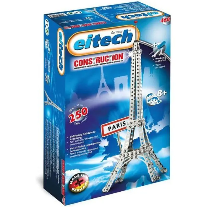 Maquette - EITECH - Tour Eiffel - 250 pièces - Métal - À monter soi-même-0