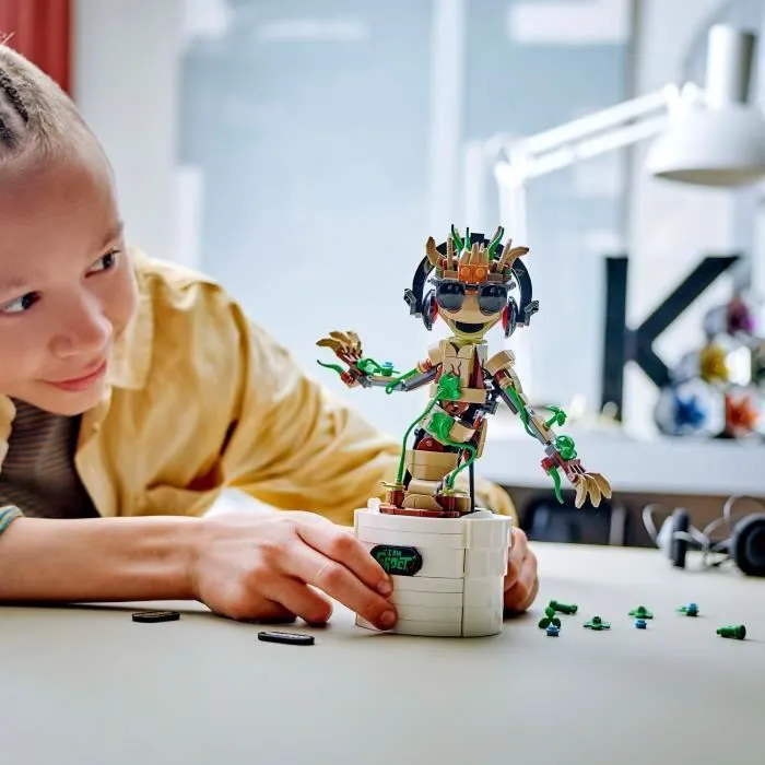 LEGO® Marvel 76297 La danse de Bébé Groot, Jouet animé à construire pour enfants-4