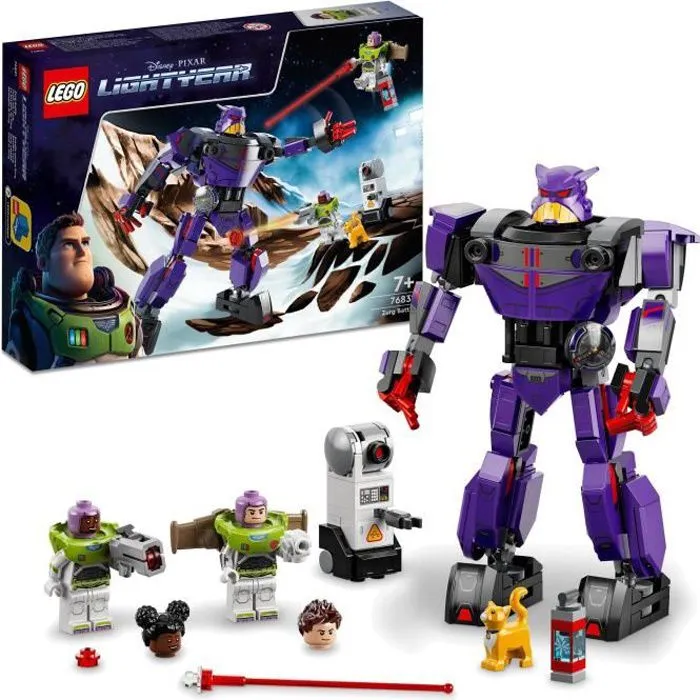 LEGO® 76831 Buzz l’Éclair de Disney et Pixar La Bataille de Zurg, avec Figurine Robot, dès 7 Ans-0