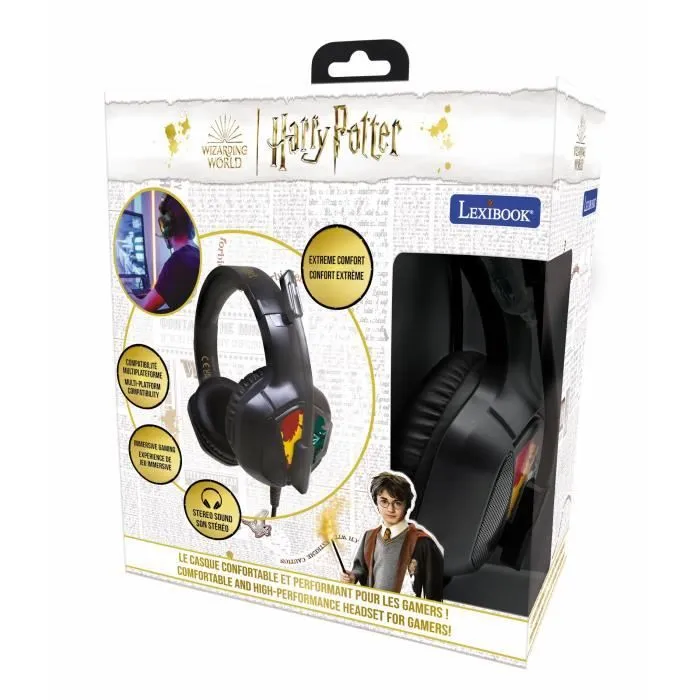 Casque audio - LEXIBOOK - Harry Potter - Compatibilité multiplateforme - Effet de lumière LED-2