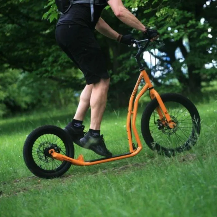 Trottinette - YEDOO - Mezeq Y40 - Orange - 2 roues - Usage intensif-2