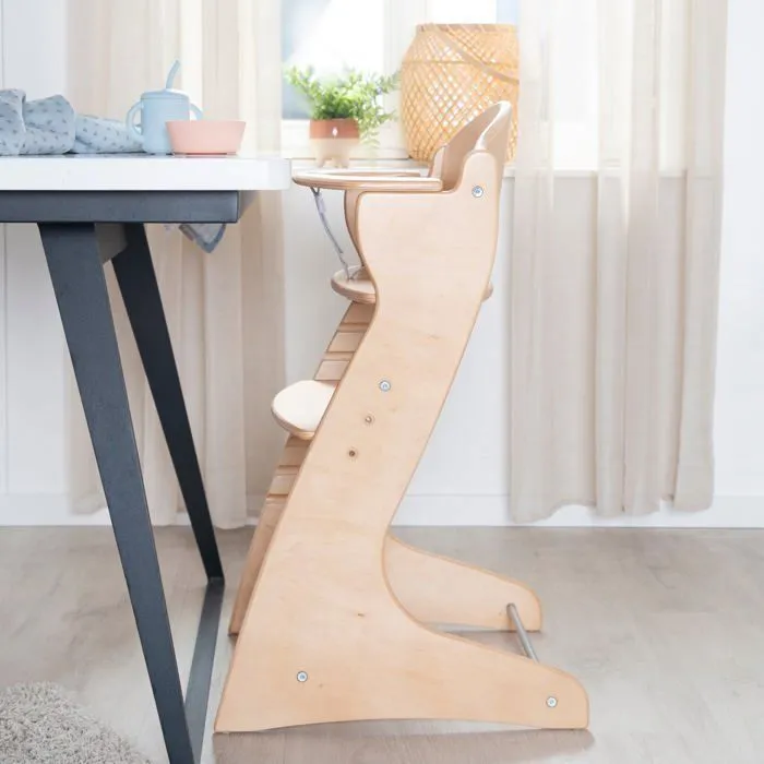 ROBA Chaise Haute Évolutive Chill Up - Bois Naturel-4