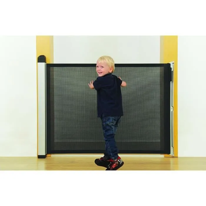 Barrière de sécurité enroulable Lascal KiddyGuard Avant Noir-2
