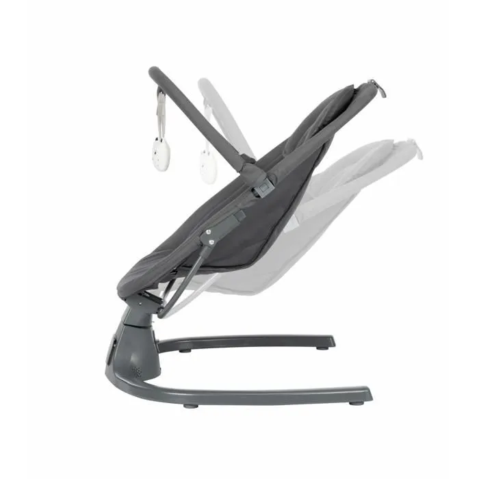 BEBECONFORT MELILO, Transat balancelle, confortable, musical, De 0 à 9 mois (9kg), Mineral Graphite-2