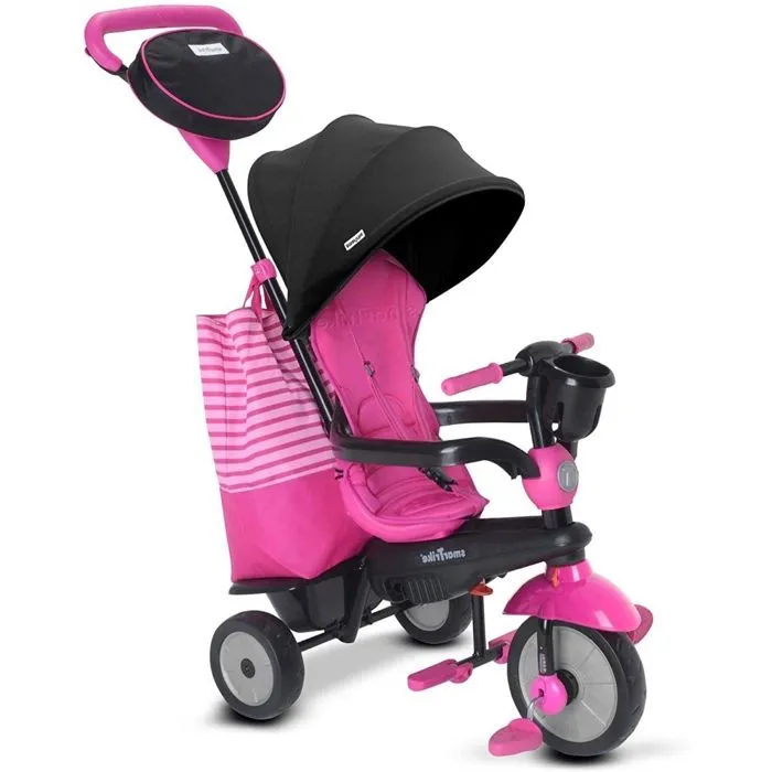 Tricycle - smarTrike - Swing DLX - 4-en-1 - Rose - 9 mois à 4 ans-0