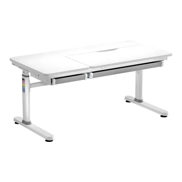 Set de bureau et chaise pour enfant Sauda gris blanc en.casa-2