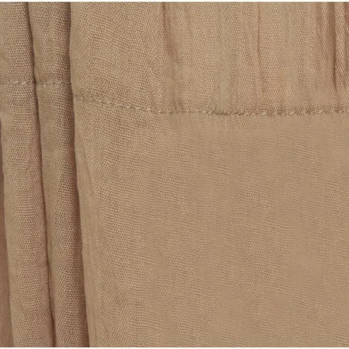 Ciel de lit Voile Moustiquaire 155cm Biscuit Marron Jollein-1