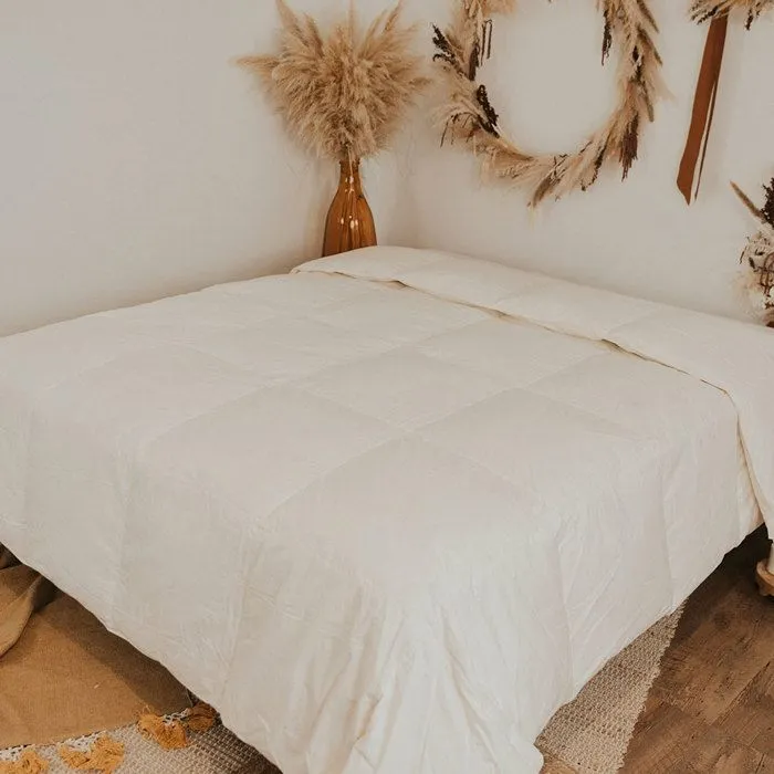 Couette NATURA 140x200 cm | Duvet & Plumes | Blanc-1