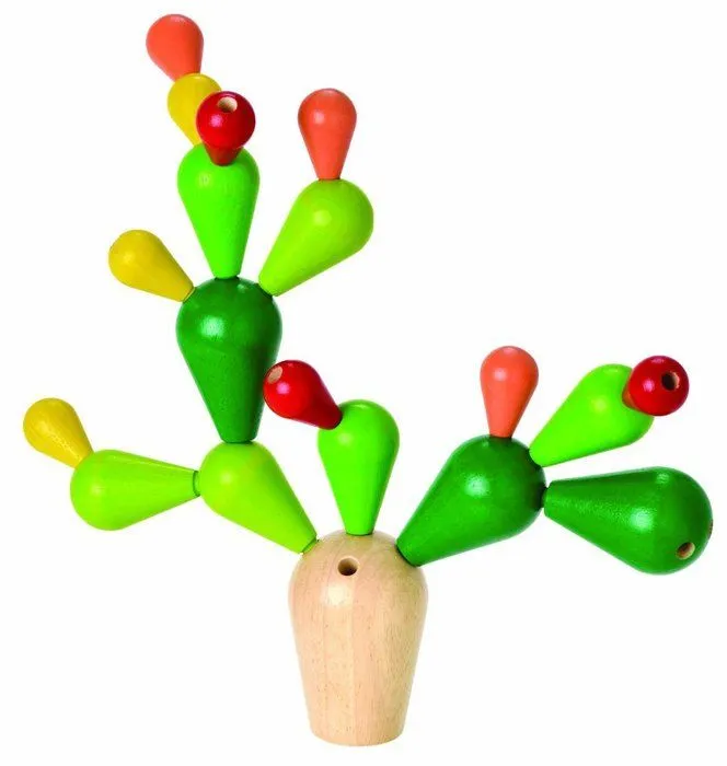 PLAN TOYS Jeu en bois Mikado Cactus-3