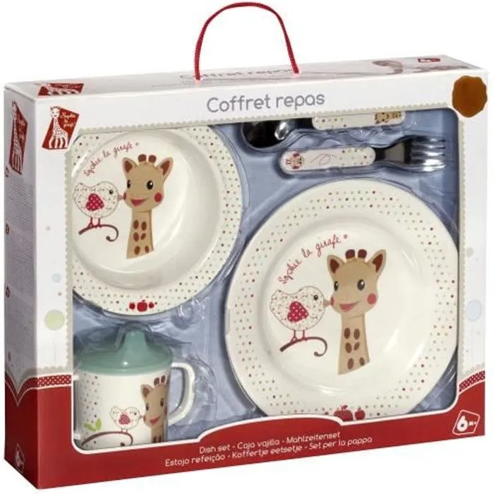 SOPHIE LA GIRAFE Coffret repas bébé Kiwi-0