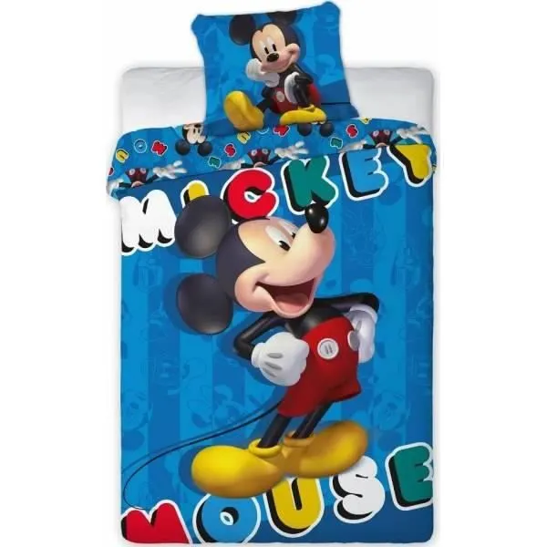 Mickey Disney - Parure de couette 140x200 + taie d'oreiller - HOMEROKK-0