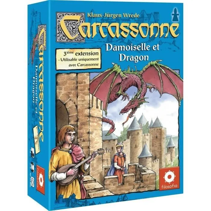 ASMODEE Carcassonne Ext. Damoiselles et Dragons-0