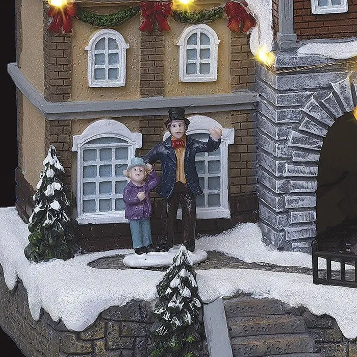Village de noël animé, lumineux et musical gare centrale-2