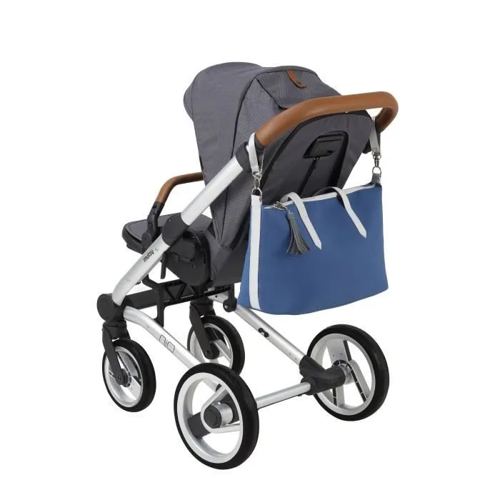Babymoov Sac à langer compartimenté Champs-Elysée, Bleu-4