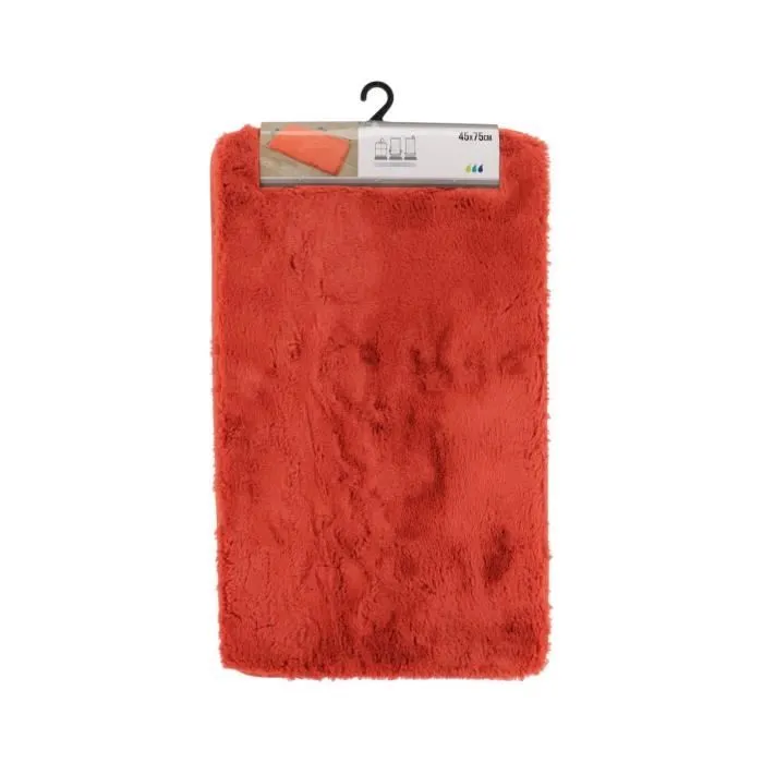 TENDANCE - Tapis de salle de bain Extra-doux Corail 45 x 75 cm-0