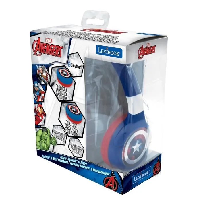 Casque Bluetooth® 2 en 1 AVENGERS pour enfants - LEXIBOOK-3