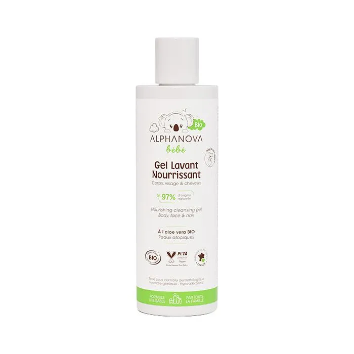 Alphanova Bébé Gel lavant nourrissant bio* 200ml-0