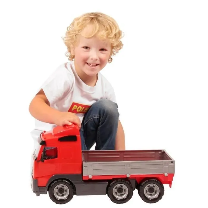 Camion de transport routier - Siku - 1075 - 45 cm - Rouge - Plateau basculant-2