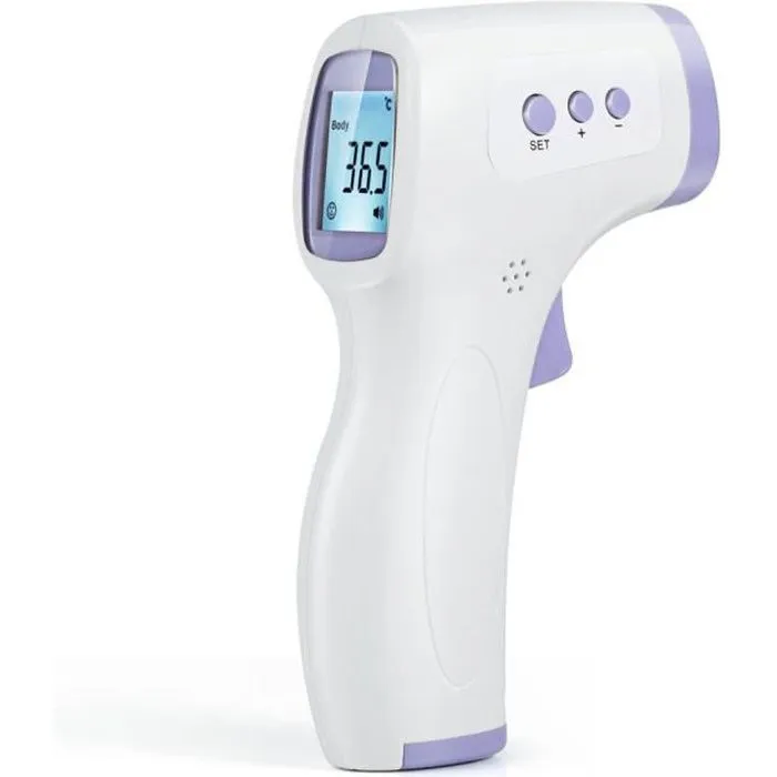 thermomètre frontal infrarouge sans contact sans pile-0