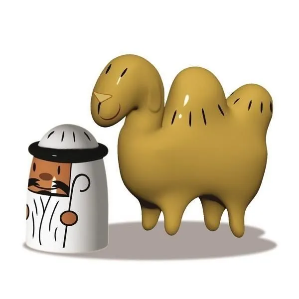 Alessi - Amir & camelus - Set de 2 figurines AM...-0