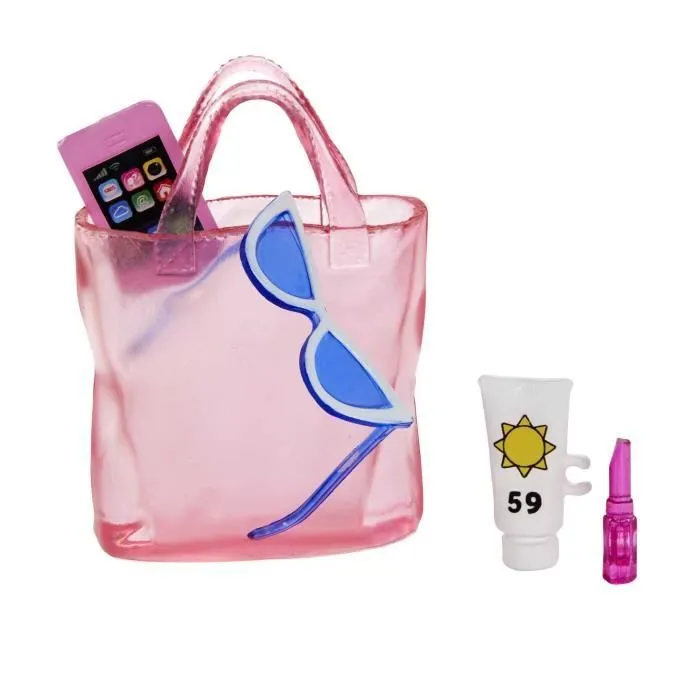 Barbie®-Barbie® Plage-Poupée blonde en maillot de bain et accessoires HPL73-4