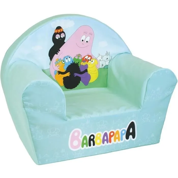 Fauteuil club enfant - BARBAPAPA - FUN HOUSE - Origine France - 52 x 33 x 42 cm-2