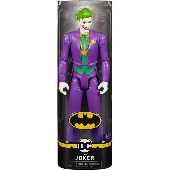 Figurine Joker 30 cm - Batman - SPIN MASTER - Figurine articulée grand format - Blanc-1