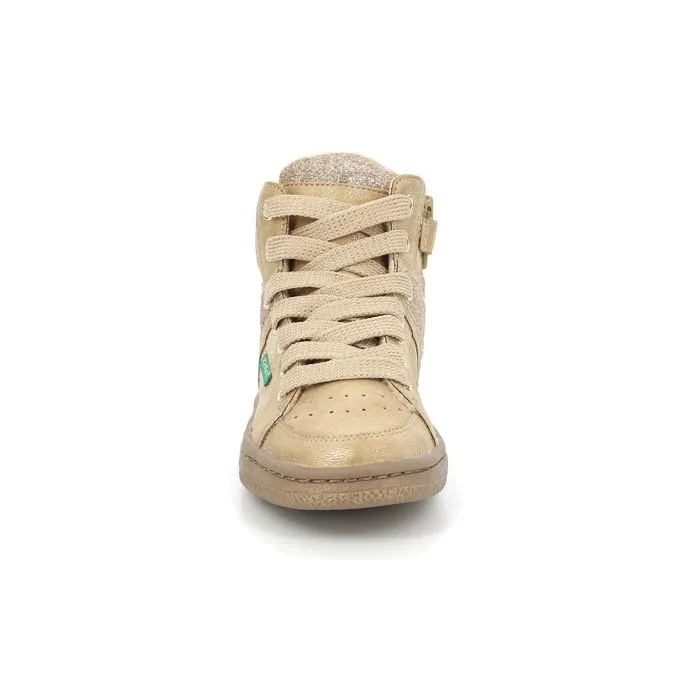 KICKERS Baskets hautes Lowell Champagne-4