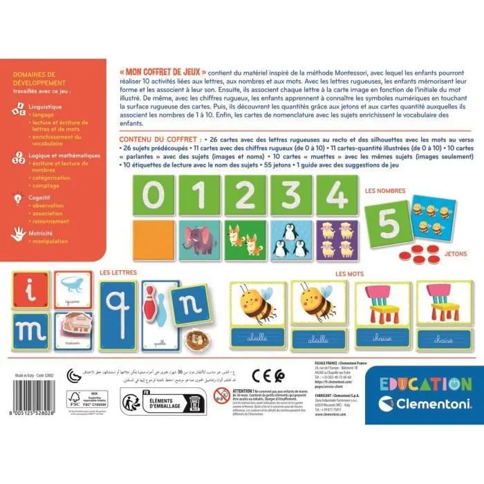 CLEMENTONI - Mon coffret de jeux - Montessori-5