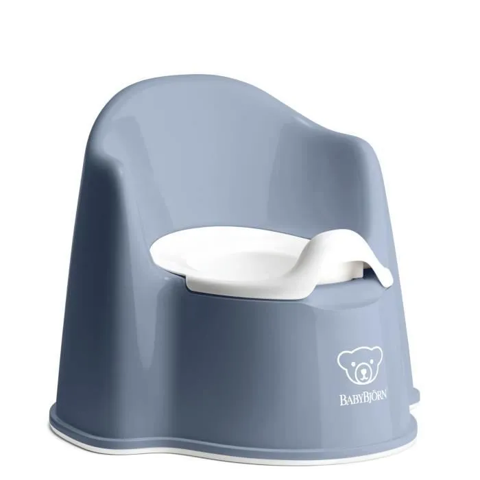 BABYBJÖRN Pot Fauteuil, Bleu profond/Blanc-0