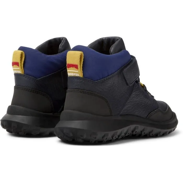 Bottines enfant - Camper - Crclr - Cuir - Bleu - Fermeture scratch-2