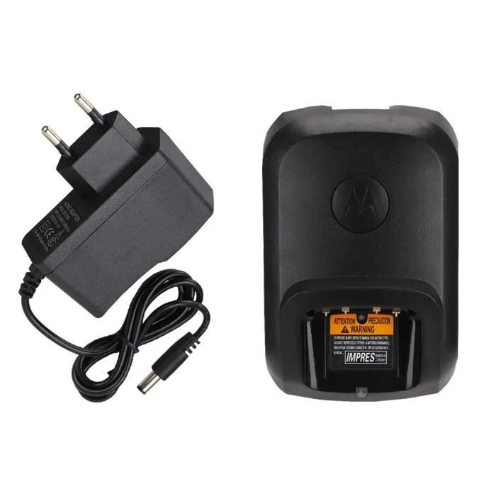 Chargeur de talkie-walkie VVIKIZY pour Motorola XIR P8268 DP4400 DP4800 DP4801 DEP550 - Fiche UE - Blanc