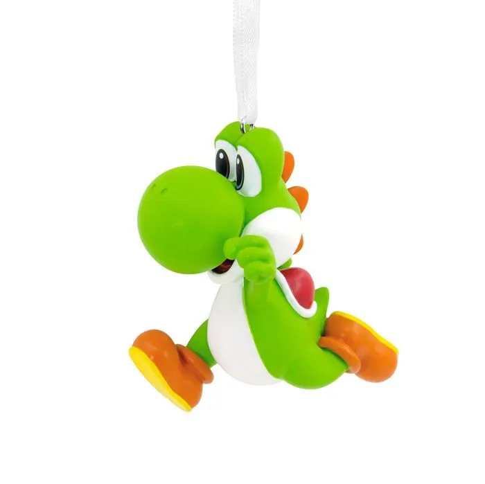 Hallmark - 25562753 - Decoration de Noel Nintendo Super Mario Bros Yoshi, 12,4 x 8,99 x 6,3 cm-0